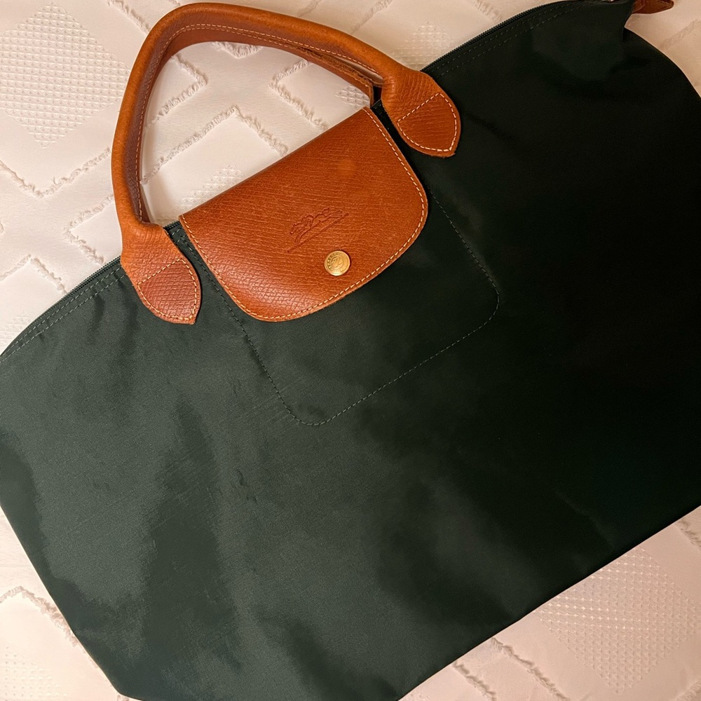Longchamp Nylon tote green